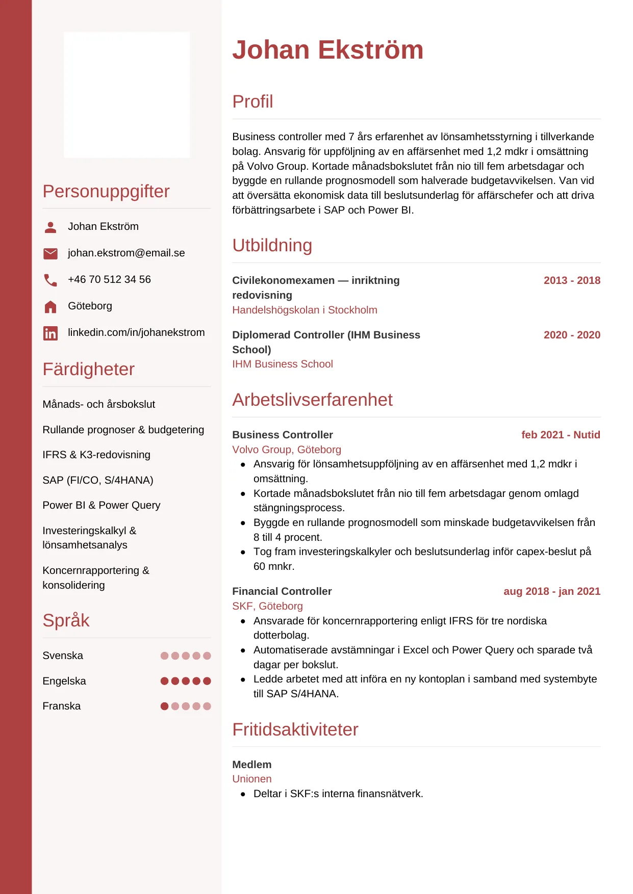 Professionella för Controller